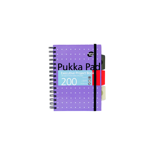 PUKKA EXEC RULED PROJECT BOOK A5 PK3