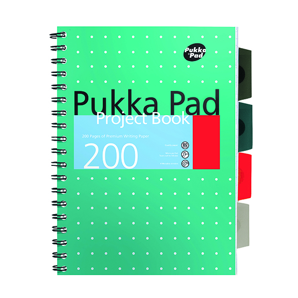 PUKKA MET PROJECT BOOK A4 PLUS PK3