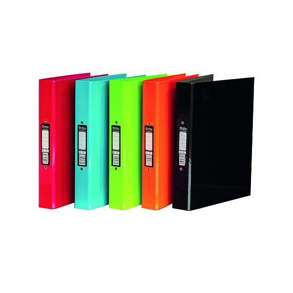 PUKKA BRIGHTS R/BINDER A4 ASST PK10