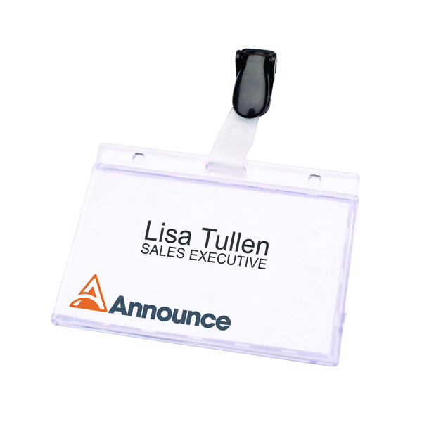 SECURITY PASS HOLDER 60X90MM PACK25
