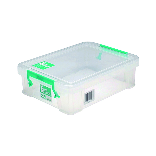 STORESTACK STORAGE BOX CLEAR 2300ML