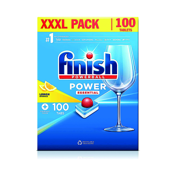 Finish Dishwasher Tabs Lemon Pk100