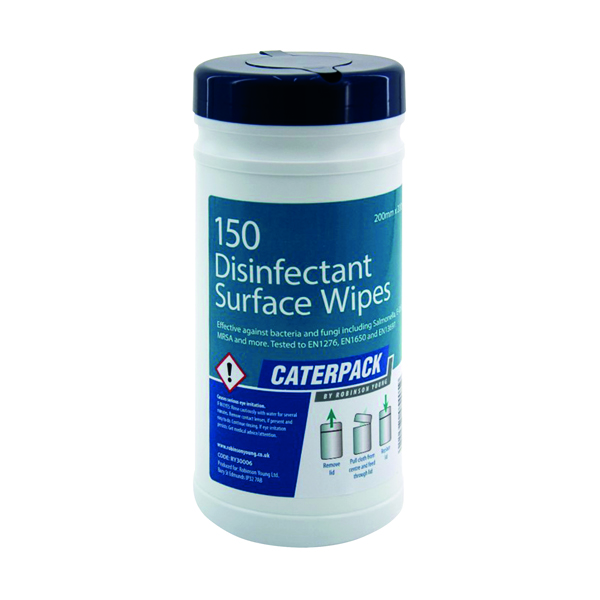 CATERPACK DISINFECTANT S/WIPES PK150