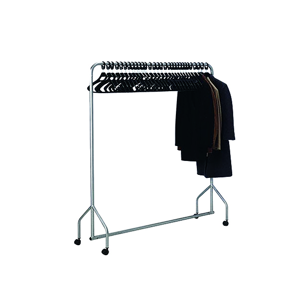 GARMENT HANGING RAIL PLUS 30 HANGERS