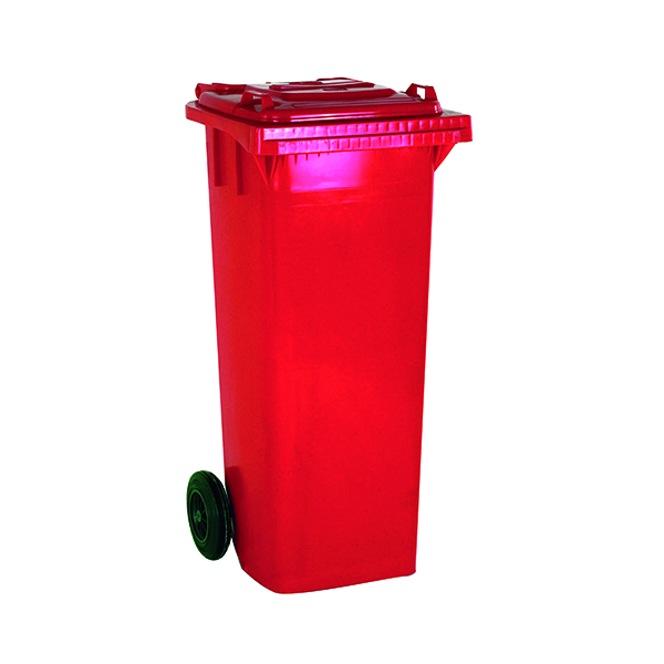 2 WHEEL REFUSE CONTAINER RED 360L