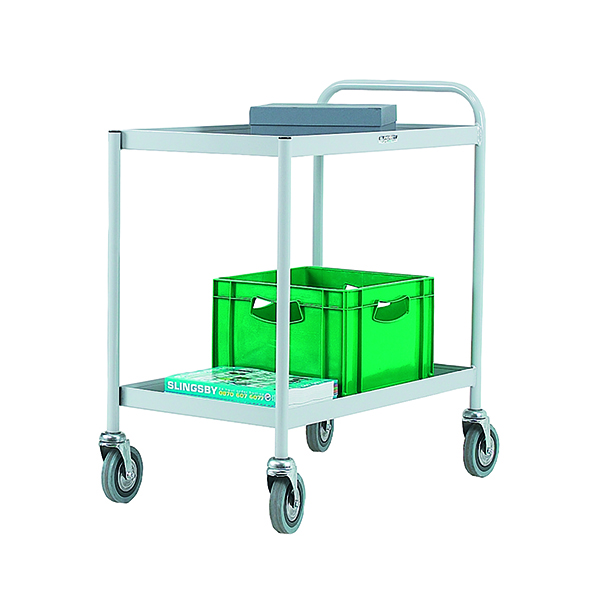 2 SHELF GENERAL TROLLEY GREY 331490