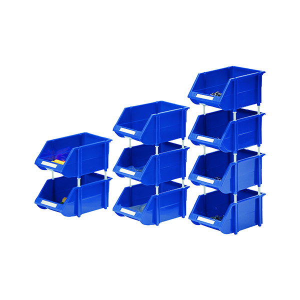 VFM HEAVY DUTY STORAGE BIN BLUE P12