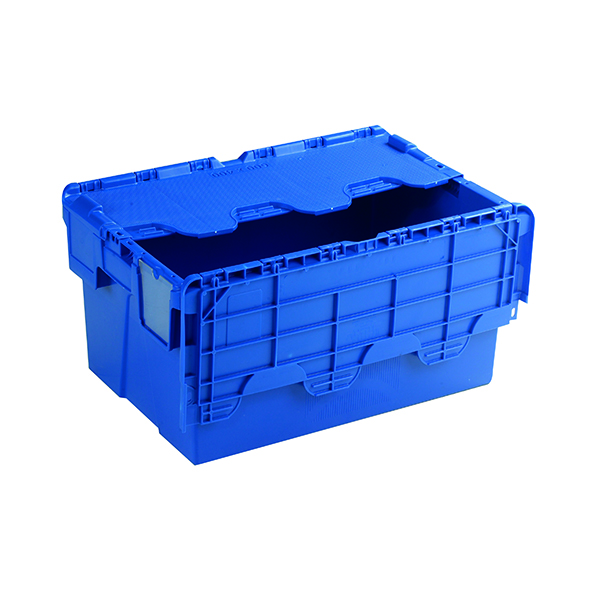 ATTACHED LID CONTAINR 54L BLU 375815