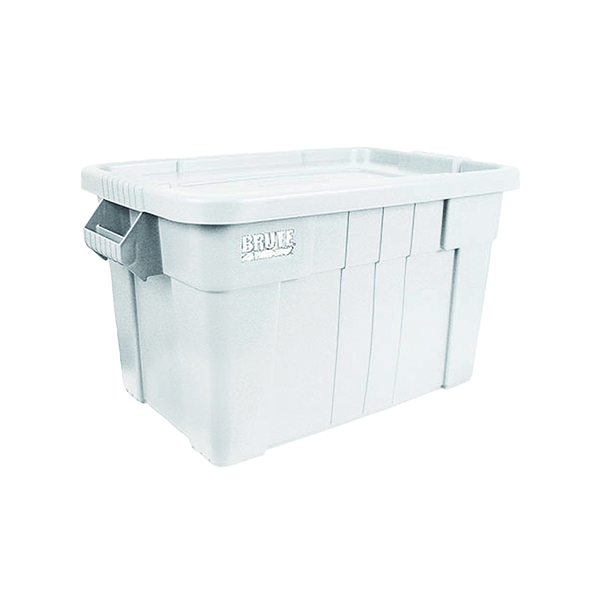 BRUTE TOTE BOX/LID 75L WHITE 382217