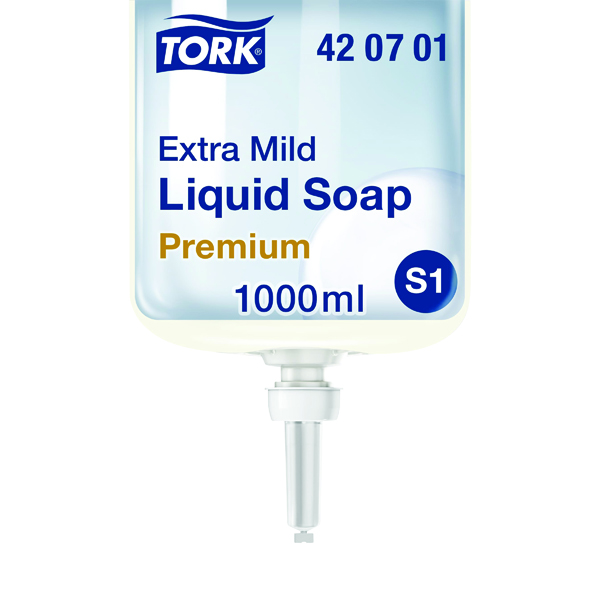 TORK S1 PREM SOAP LIQ EX MILD PK6 4
