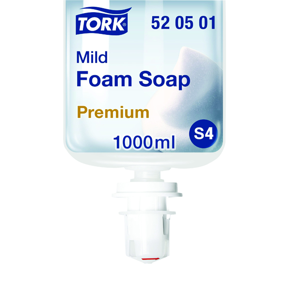 TORK MILD FOAM SOAP 1L 520501 PK6