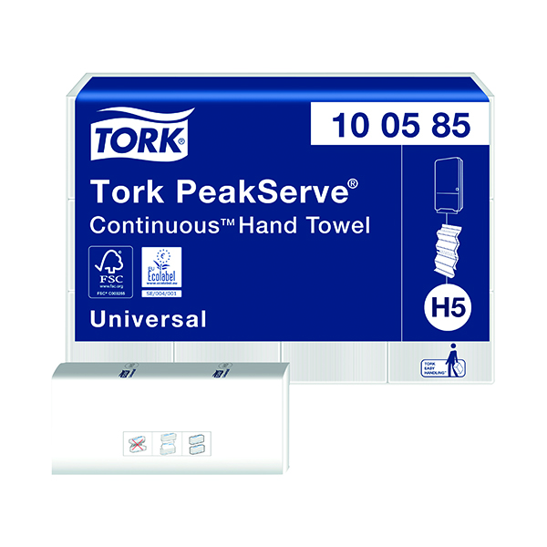 TORK PEAKSERVE CONT H/TOWEL PK12