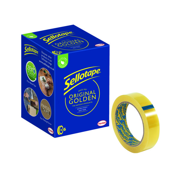 SELLOTAPE GOLDEN TAPE 24MMX66M