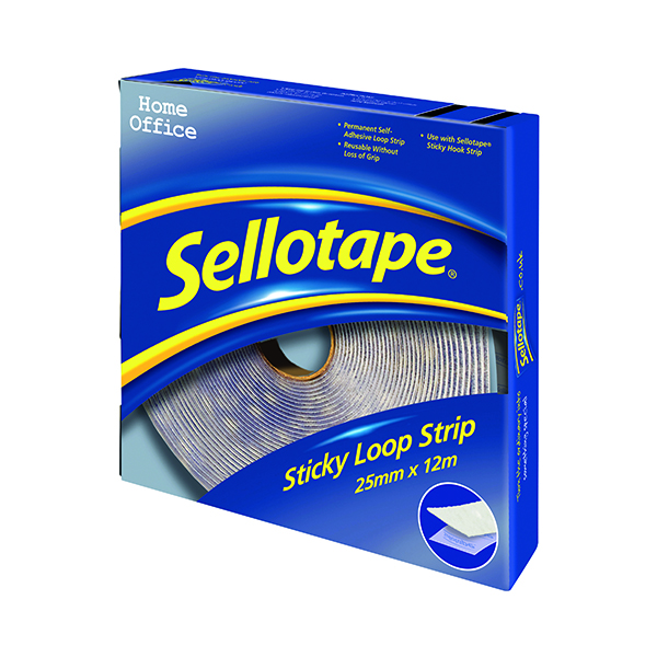 SELLOTAPE STICKY LOOP STRIP