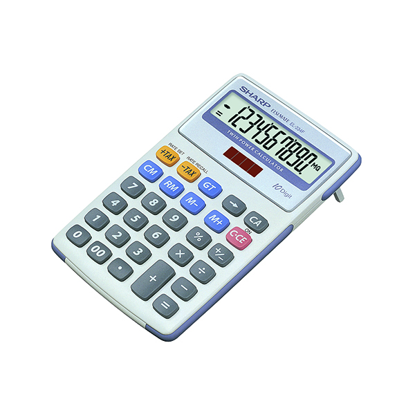 SHARP EL334 HANDHELD CALCULATOR