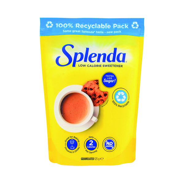 SPLENDA GRANULATED SWEETENER 125G