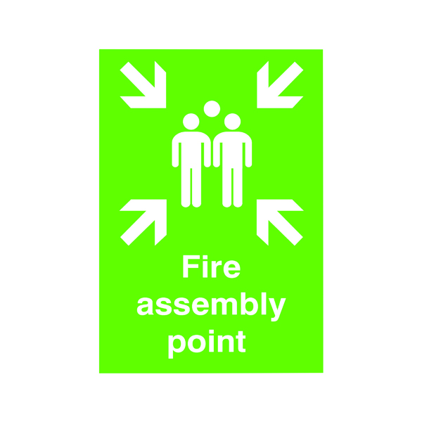 SIGNSLAB A2 FIRE ASSEMBLY POINT PVC