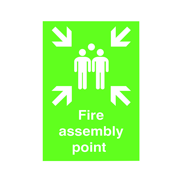 SIGNSLAB A2 FIRE ASSEMBLY POINT PVC