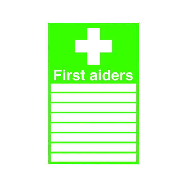 SIGNSLAB FIRST AIDERS S/A 300X200