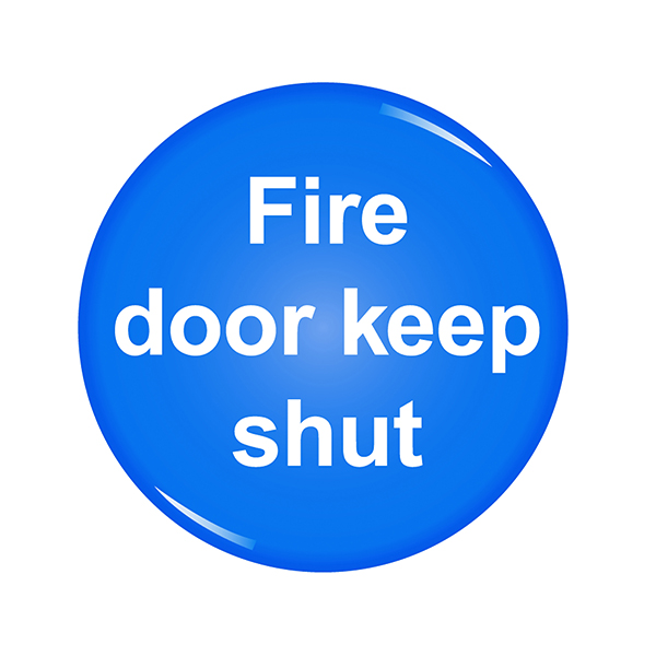 SIGNSLAB FIRE DOOR KEEP SHUT SYMBOL