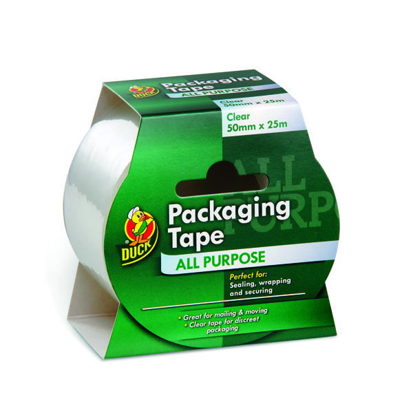 DUCKTAPE PKGG TPE 50MMX25M CLR PK6