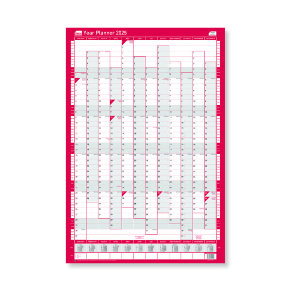 SASCO COMPACT YEAR PLANNER PTRT 2025