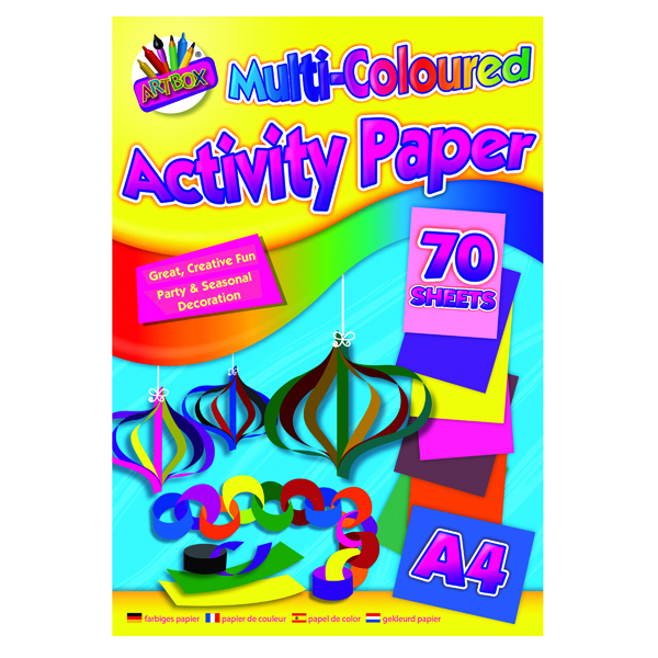 ART BOX ACTIVITY PAPER PAD ASTD PK12