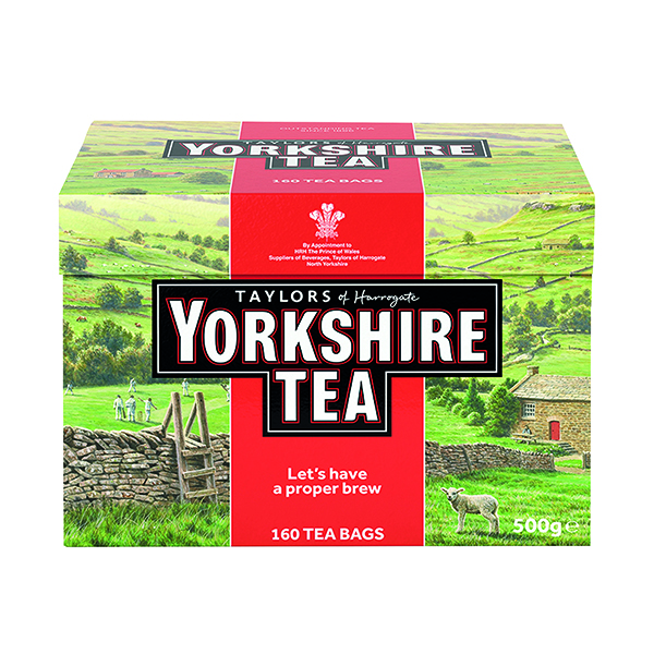 YORKSHIRE TEA 160 TEA BAGS 500G