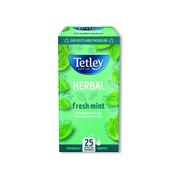 TETLEY MINT INFUSION TEA BAGS PK25