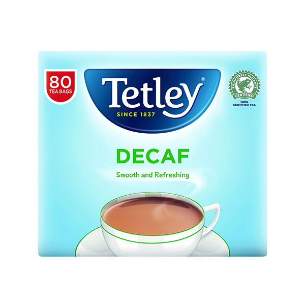 TETLEY DECAFFEINATED TEABAG PK80