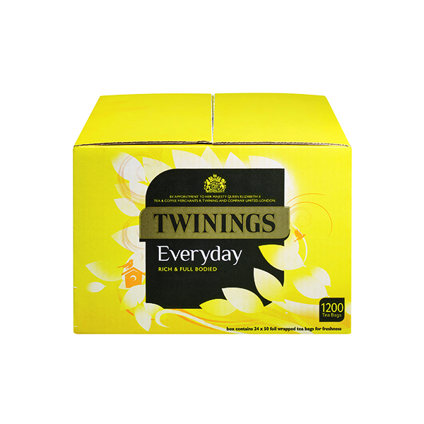 TWININGS EVERYDAY TEA BAGS PK1200