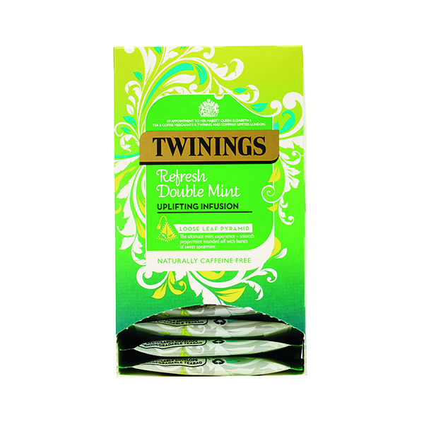 TWININGS DOUBLE MINT TEA BAGS PK15