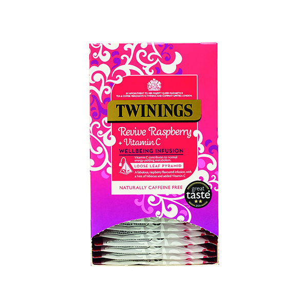 TWININGS REVIV RASP/VIT TEA BGS PK15