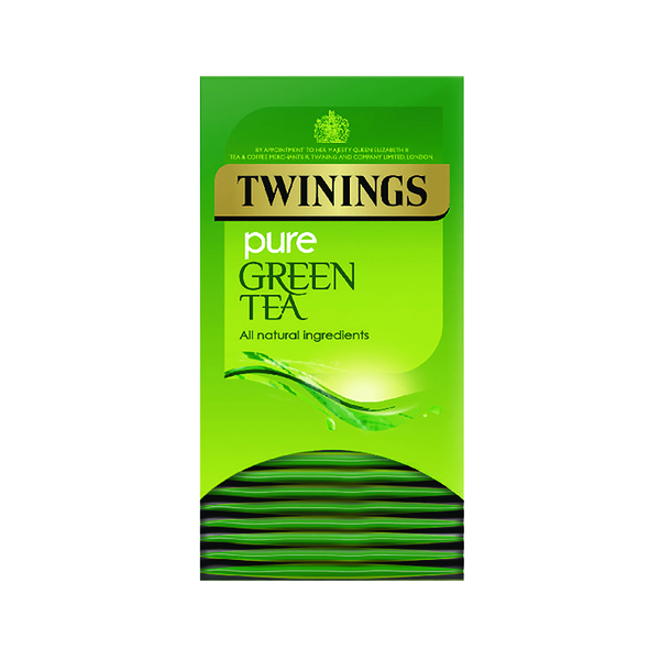 TWININGS PURE GREEN TEA BAG PK20
