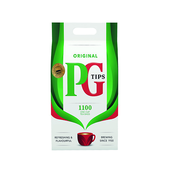 PG TIPS 1 CUP SQ TEA BAGS PK1100