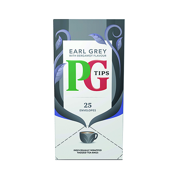 PG TIPS EARL GREY ENV TEA BAGS PK25