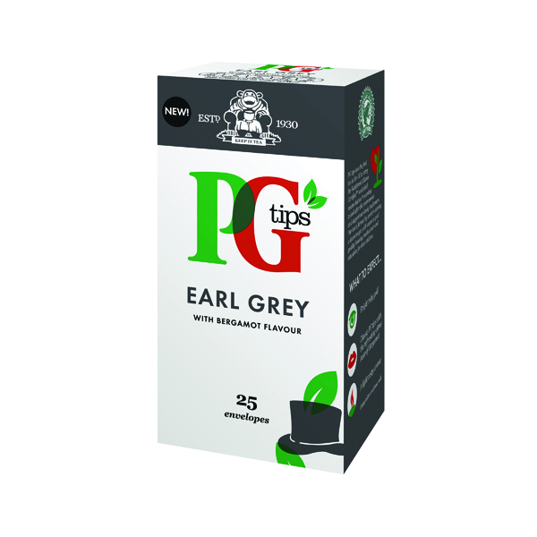 PG TIPS EARL GREY TEA BAGS BOX 25