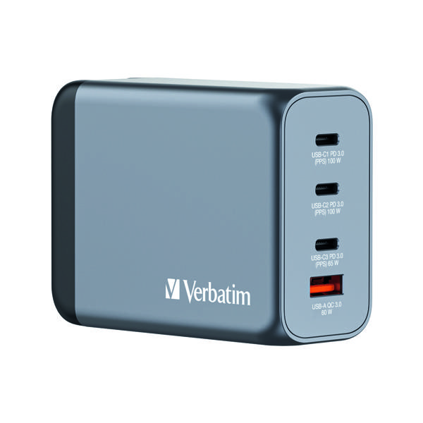 VERBATIM GAN 200W 4 PORT CHARGER