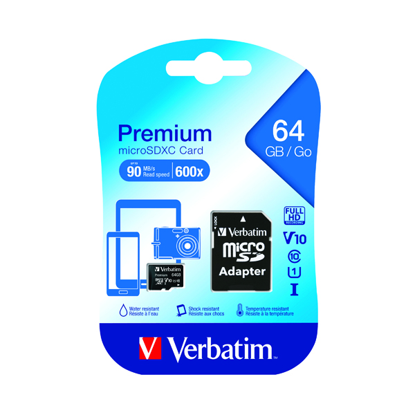 VERBATIM PREMIUM SDXC 64GB
