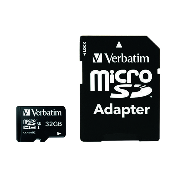 VERBATIM PRO MICROSDHC 32GB MEM CARD