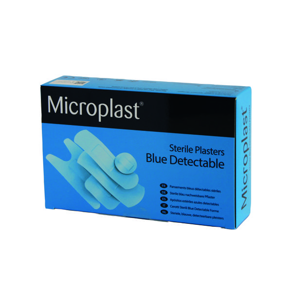 MICROPLAST BLU DETCTB PLASTERS PK100