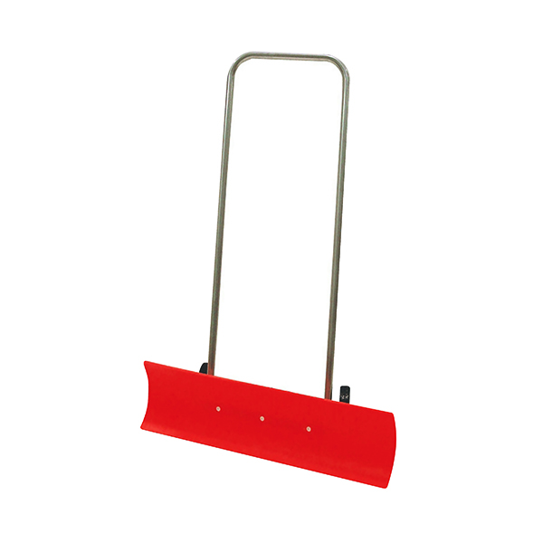 RED PLASTIC 870MM BLADE SNOW PUSHER