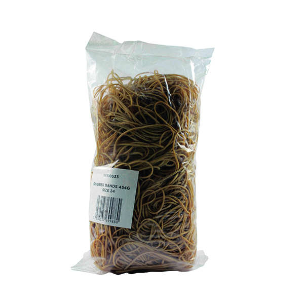 SIZE 24 RUBBER BANDS 454G