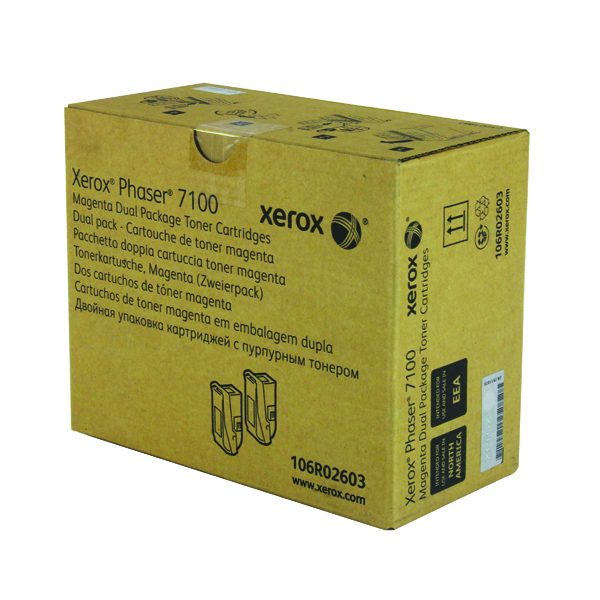 XEROX PHASER 7100 MAGENTA TONER PK2