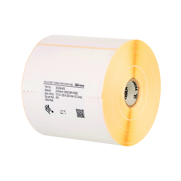 ZEBRA 1000D TMAL LABEL 102X152MM PK4